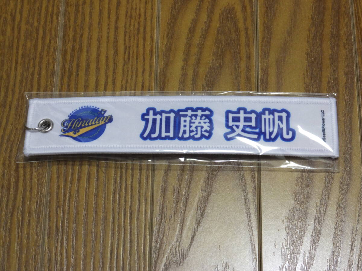 【送料無料・匿名配送】日向坂46　5回目のひな誕祭　ガチャガチャ　ネームタグキーホルダー　加藤 史帆_画像1