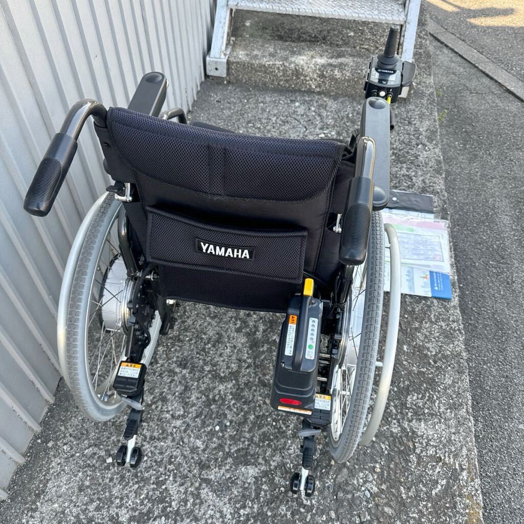 【使用1日】 2023年製 YAMAHA ヤマハ 電動車椅子 X0 F1 JWアクティブ PLUS+ 介助ブレーキ付き 引取限定！の画像2