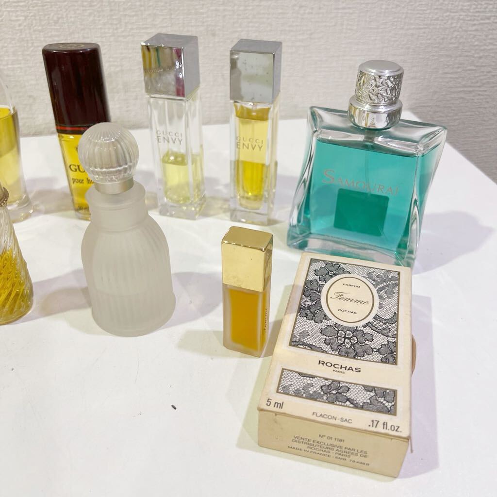 [ set sale ] brand perfume together large amount Gucci BVLGARY Burberry Samurai etc. 100 size (424)