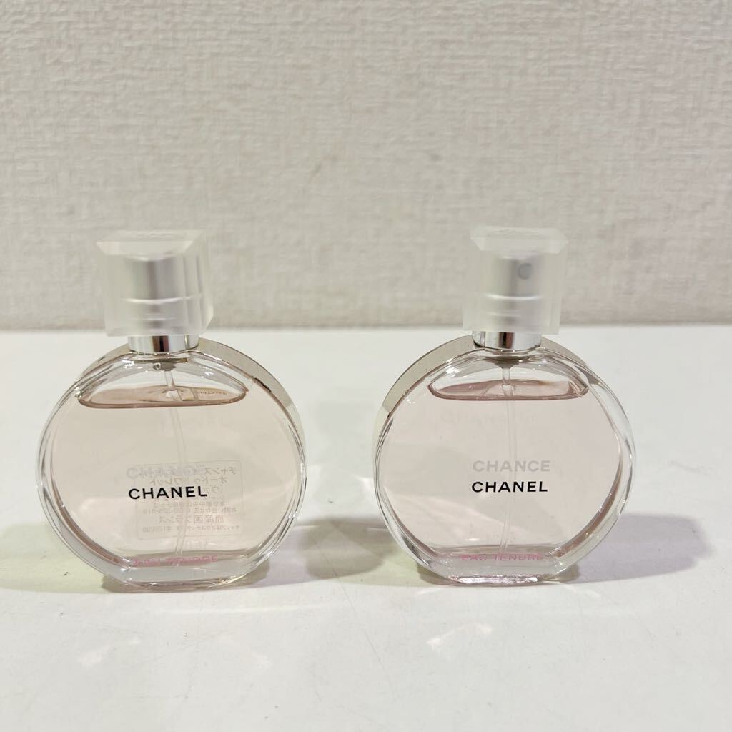 【2点セット】 残量たっぷり CHANEL シャネル チャンス 35ml 香水 60サイズ（435）の画像1