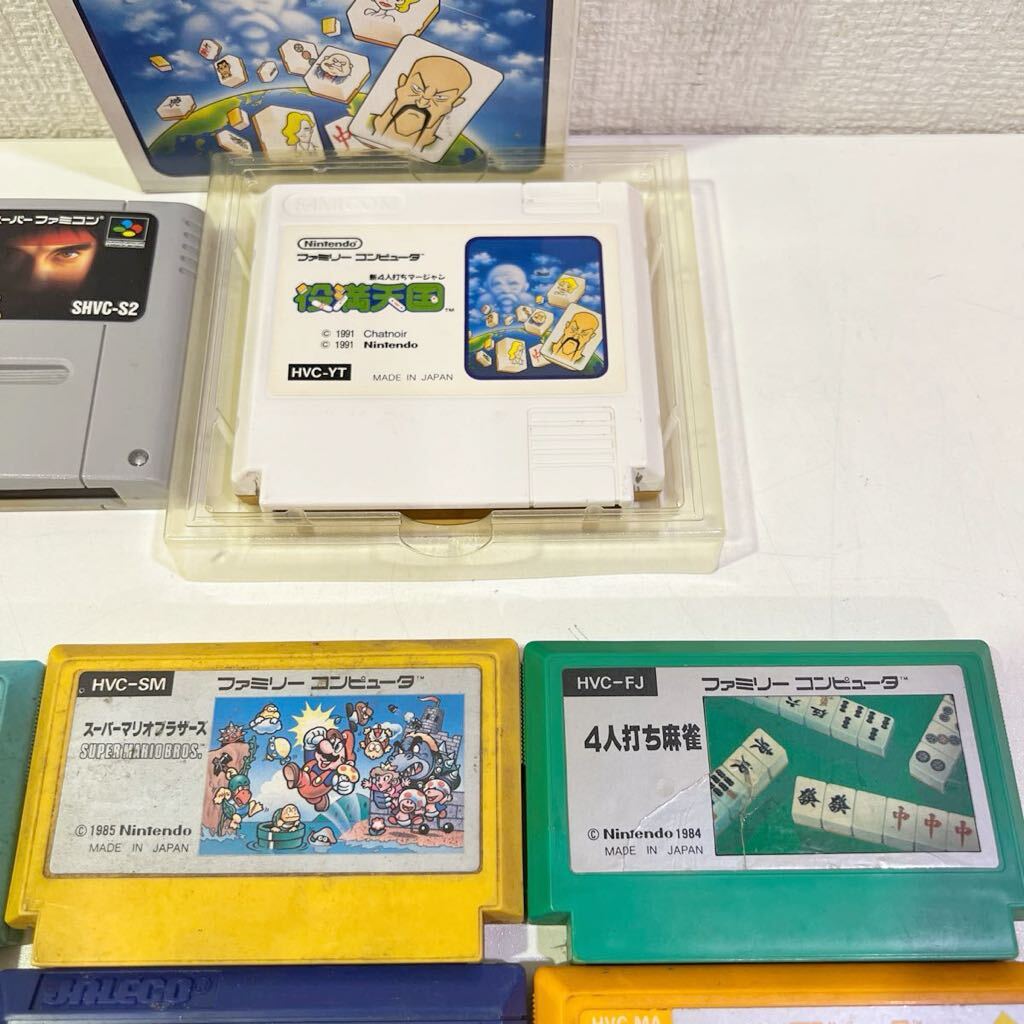 【まとめ売り】 ファミコン ソフト まとめて 役満天国 マリオ スターウォーズ など 80サイズ（438）の画像4