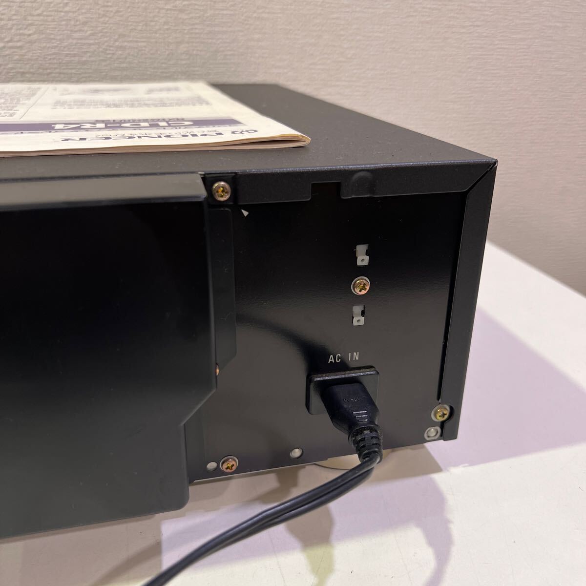 【希少】 Pioneer パイオニア CLD-R4 CD/LDプレーヤー レーザーディスクプレーヤー リモコン付き 140サイズ（419）の画像8