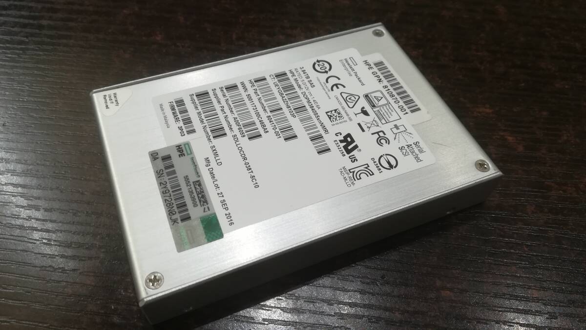 Yahoo!オークション - 【動作品 】HPE DOPM3840S5xnNMRI [3.84TB Yahoo!オークション - 【動作品 】HPE DOPM3840S5xnNMRI [3.84TB