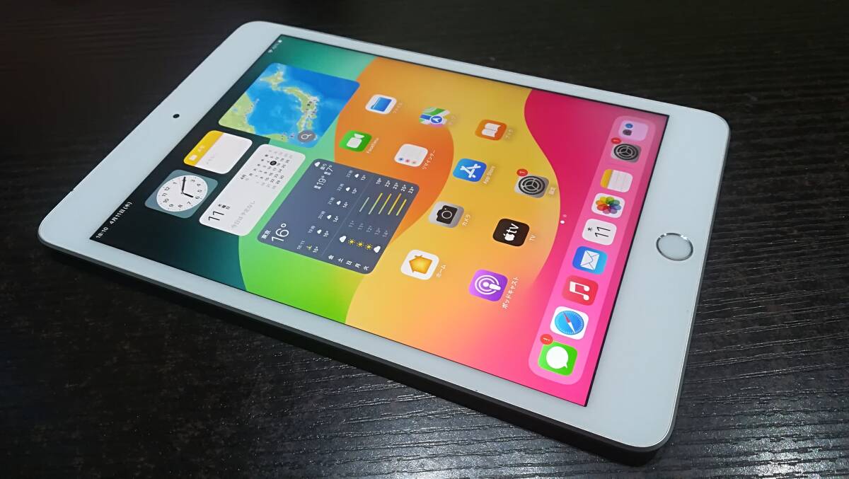 【良品♪】au Apple iPad mini 5 第5世代 Wi-Fi+Cellular 256GB A2124(MUXD2J/A)判定〇/シルバー