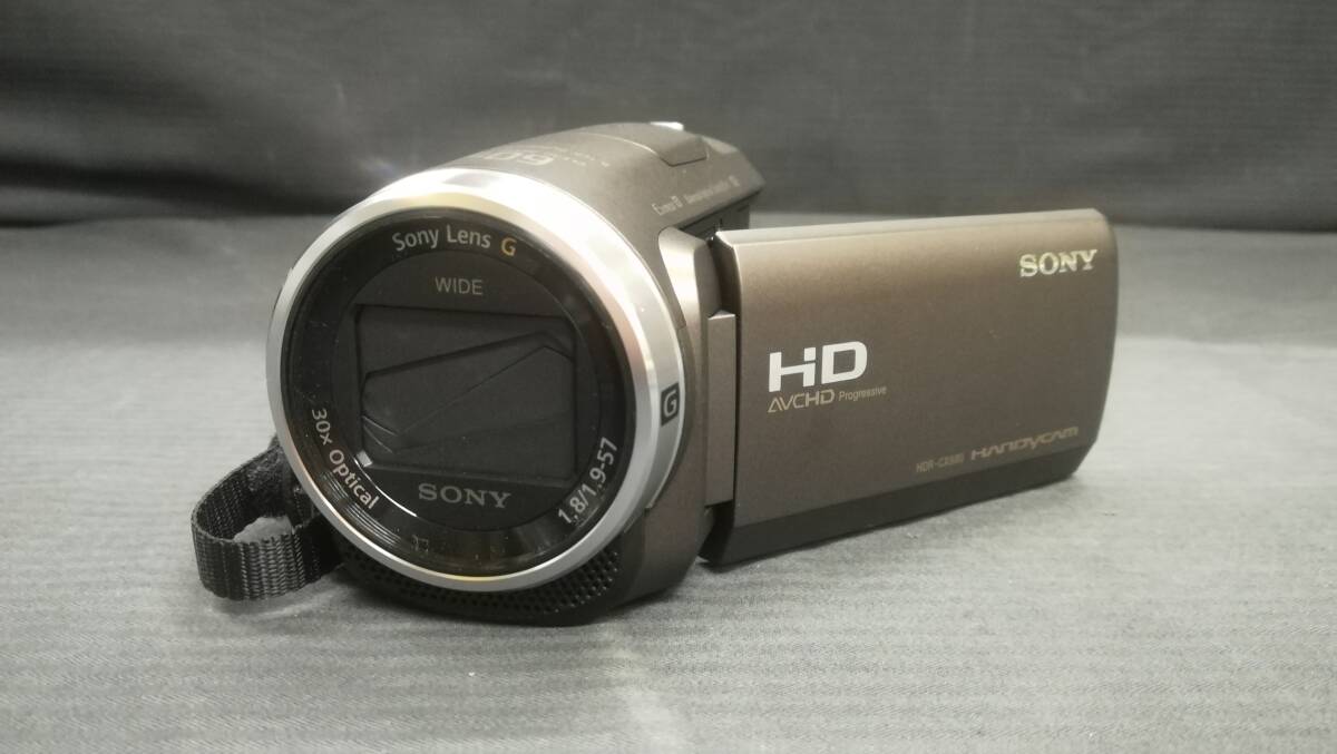 【美品♪】SONY ソニー HANDYCAM HDR-CX680 ビデオカメラ ハンディーカム ブロンズブラウン/動作品の画像3