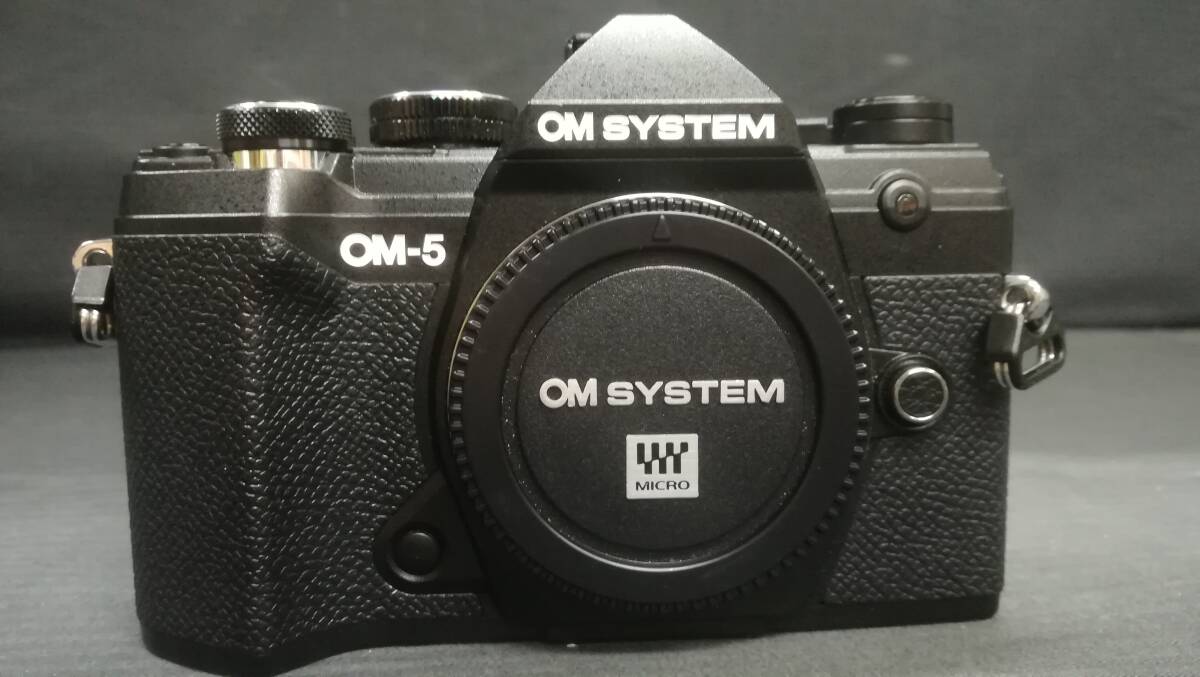 【美品♪】OM SYSTEM OM-5 ボディ 2037万画素 ミラーレス 一眼 カメラ/ブラック/動作品/OLYMPUSの画像3