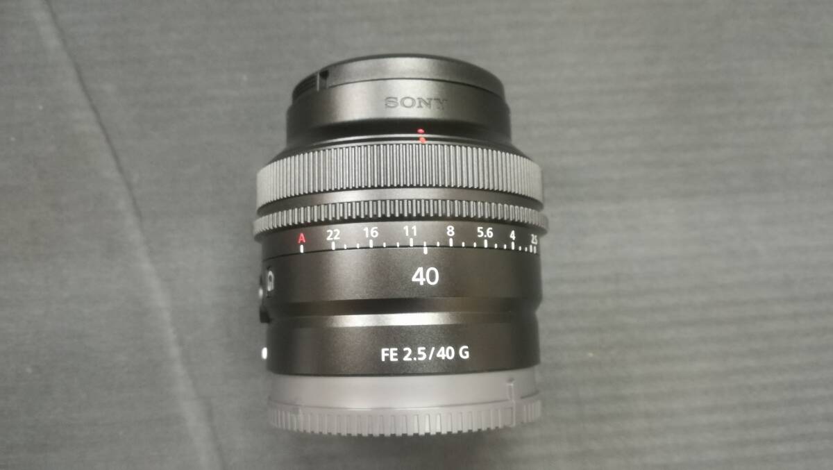 【美品♪】SONY ソニー FE 40mm F2.5 G SEL40F25G 単焦点 レンズ/動作品の画像3