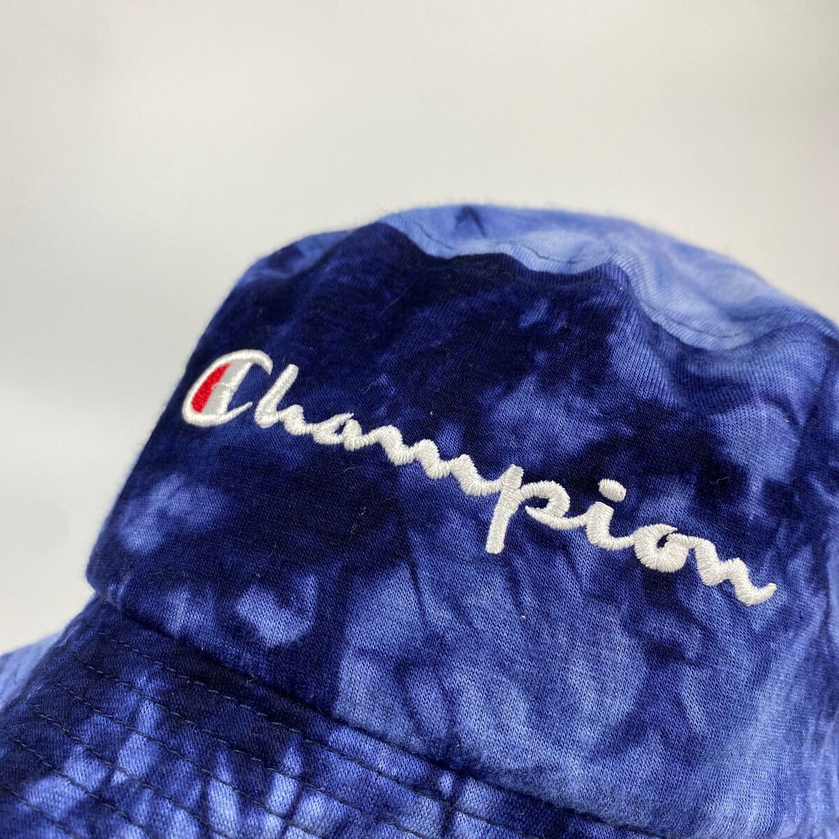 新品 Champion タイダイハット 58cm メンズ レディース チャンピオン 刺繍ロゴ 染め色 ハット 帽子 小物 タグ付き 正規_画像6