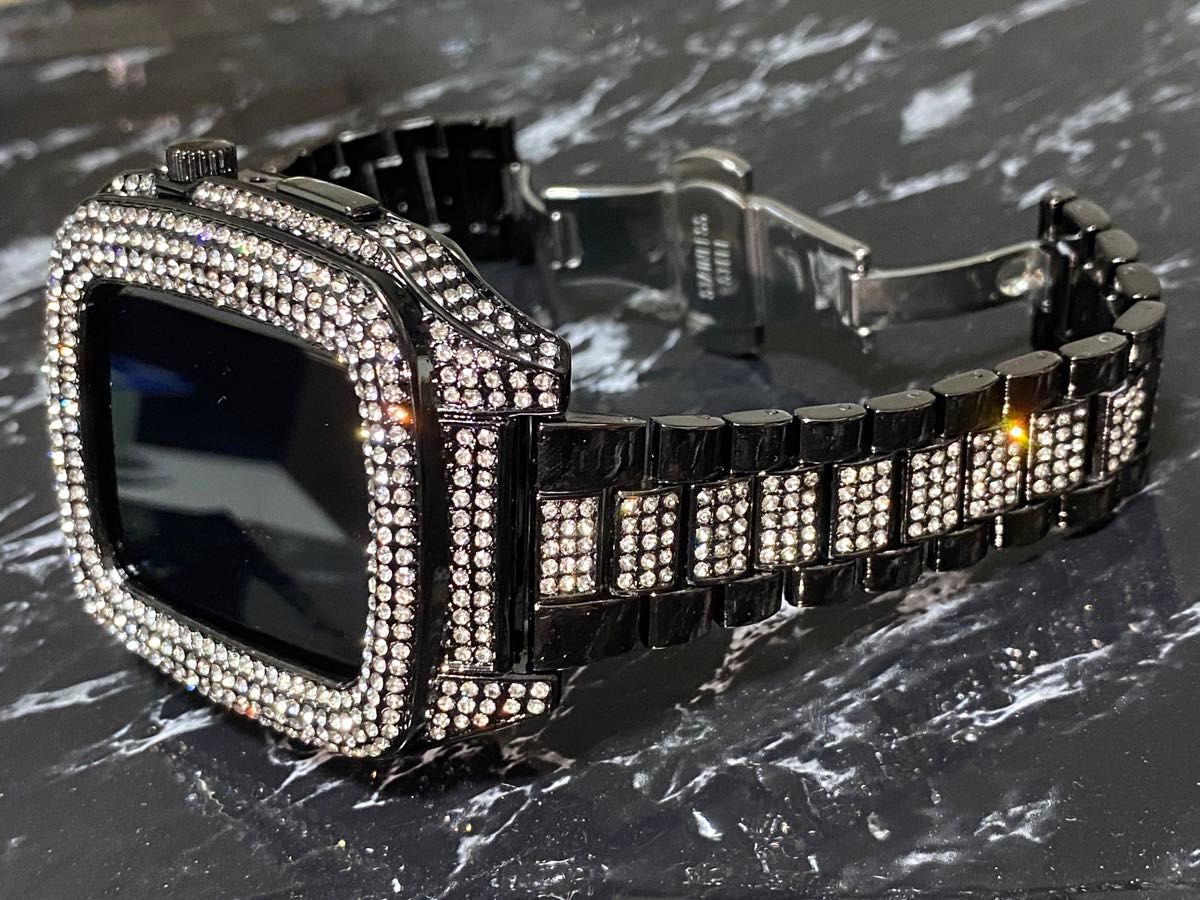アップルウォッチバンド ステンレス カバー キラキラ ベルト アップルウォッチバンド ステンレス カバー キラキラ ベルト