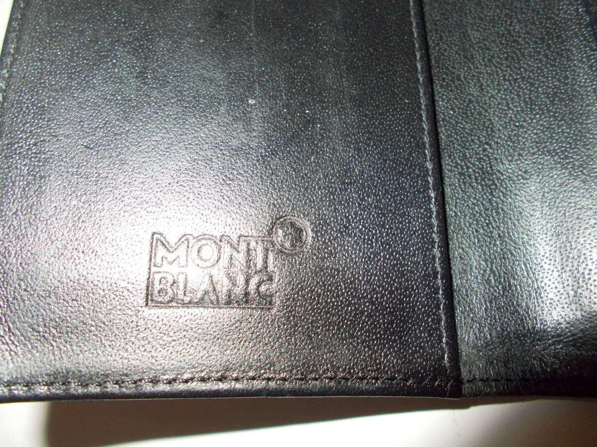 ●MONTBLANC/モンブラン【二つ折りカードケース・名刺入れ】黒●_画像4