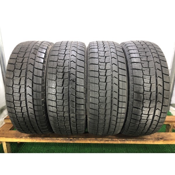 2022年製 9.5分山 ダンロップ WINTERMAXX WM02 205/55R16 91Q 4本/札幌市手渡可/中古スタッドレスタイヤ(冬タイヤ) カローラスポーツ F_98_画像1