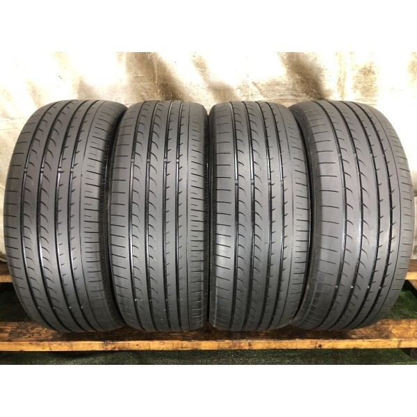 2021年製 7分山 ヨコハマ BluEarth RV-02 225/55R18 98V 4本/札幌市手渡し可/中古オンロードタイヤ(夏タイヤ) フォレスター T_111の画像1