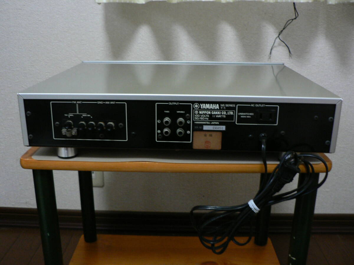 YAMAHA NATURAL SOUND FMstereo/AM TUNER T-1の画像8