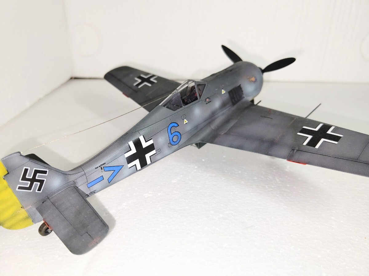 エデュアルド1/48ドイツ空軍フォッケウルフFw190F8塗装済完成品の画像3