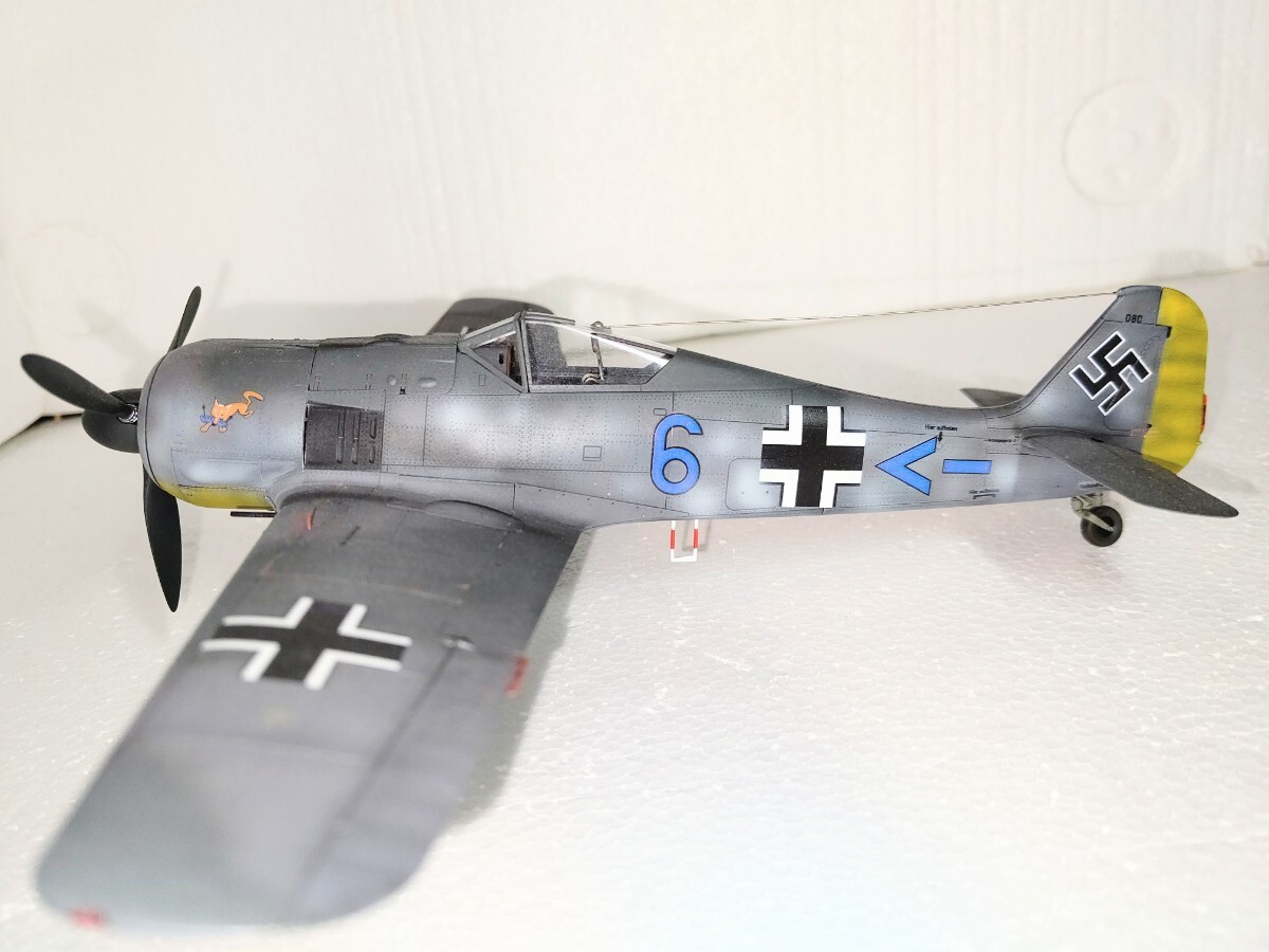 エデュアルド1/48ドイツ空軍フォッケウルフFw190F8塗装済完成品の画像5