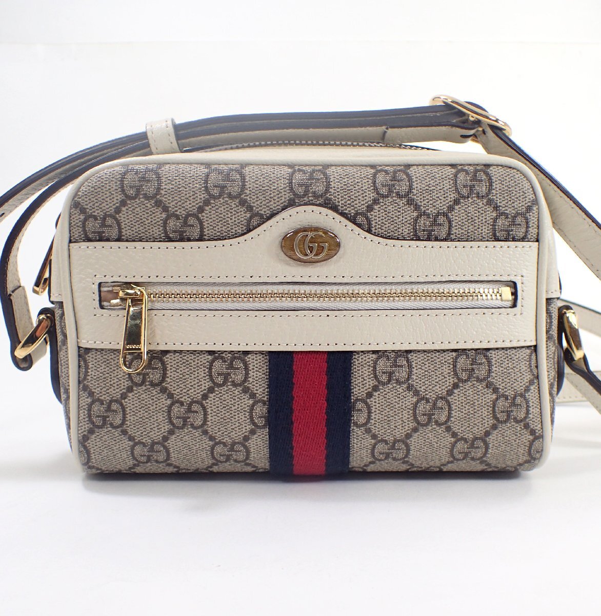 【吉村質店】美品ＧＵＣＣＩ/グッチオフィディアGG ミニバッグ517350 GGスプリーム キャンバス_画像1