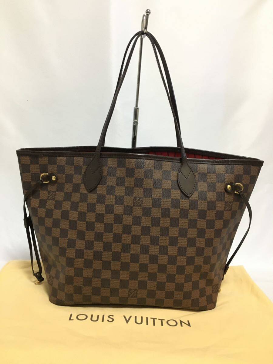 美品 ルイヴィトン ダミエ ネヴァーフル MM トートバッグ ショルダーバッグN51105 LOUIS VUITTON の画像2