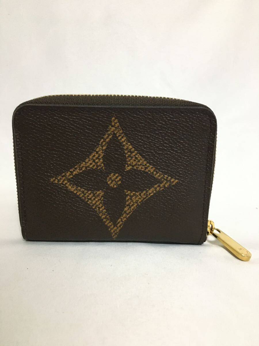 【美品】 ルイヴィトン モノグラム ジャイアント  ジッピー   コンパクト  財布 M69354 LOUIS VUITTON の画像2