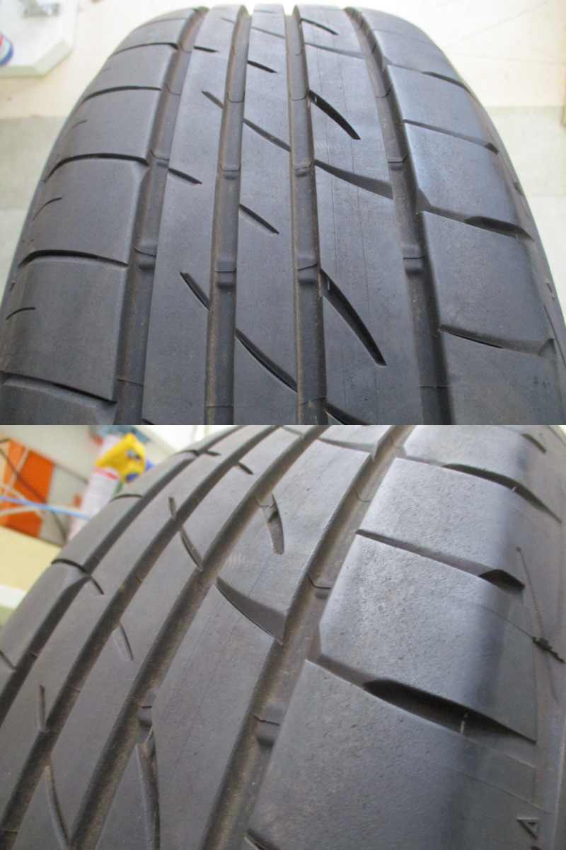 トヨタ 200系クラウン純正☆ 2022年製 215/60R16 BRIDGESTONE Playz 4本set☆16×7J+45 5H/114.3☆ 埼玉県発 現物確認OK♪の画像6