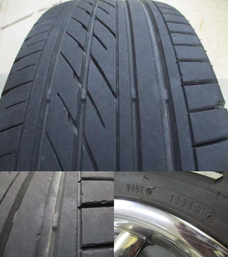 ☆MLJ THRUST SIX 16×6.5J+37 6H-PCD139.7☆GOODYEAR EAGLE＃1 215/65R16☆200系ハイエース 埼玉県発 現物確認OK♪の画像8