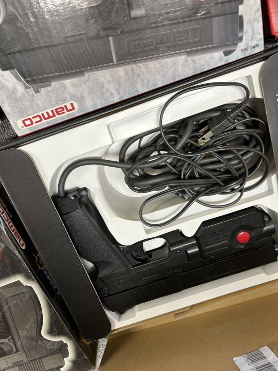 【ジャンク】ナムコ ガンコン PlayStation用銃型コントローラ PS1箱あり12個まとめ売り の画像9