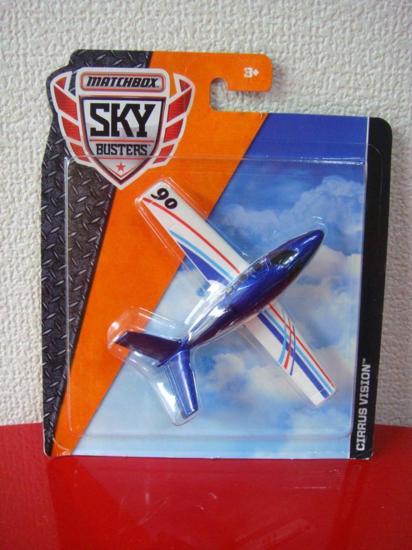 MATCHBOXsi-las* Vision SF50 navy blue white [ airplane die-cast model ]