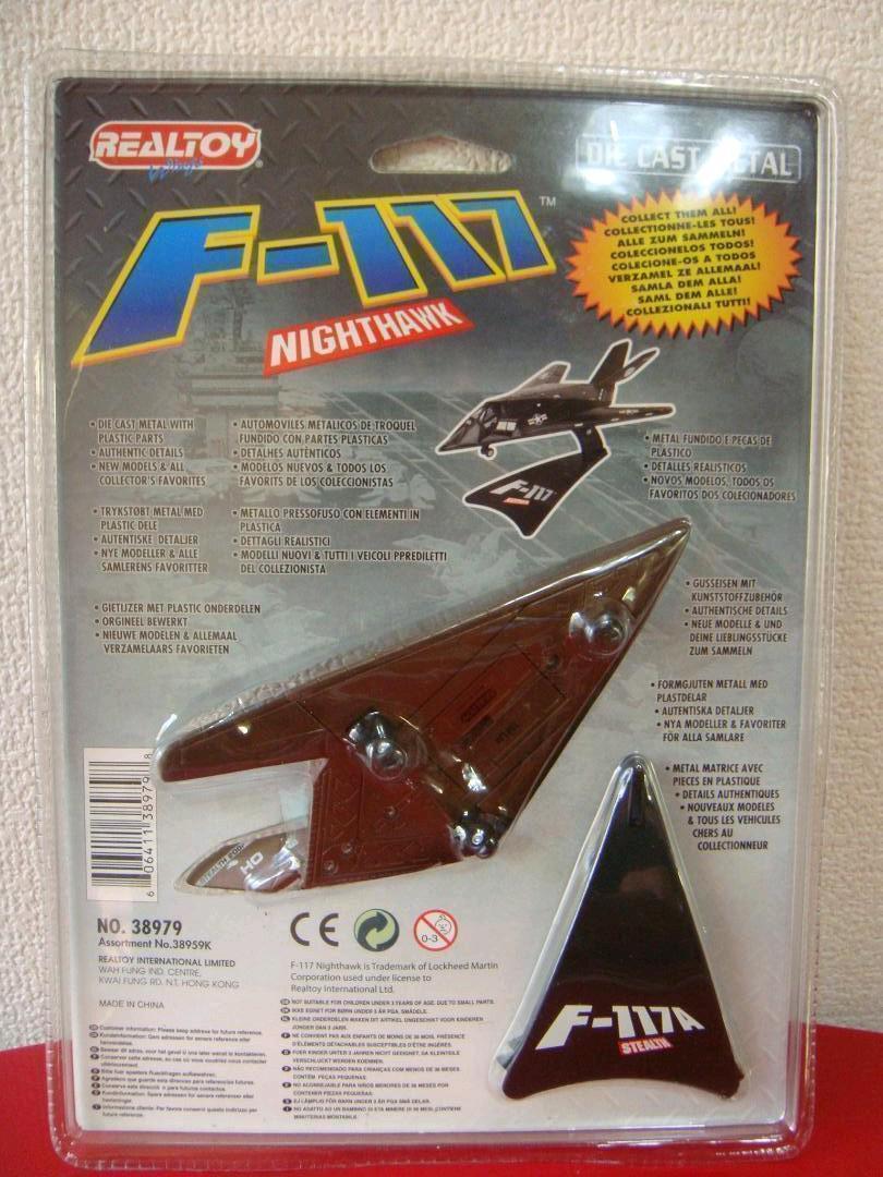 REALTOY * Nighthawk F117 tea color AC*[ airplane die-cast model ]
