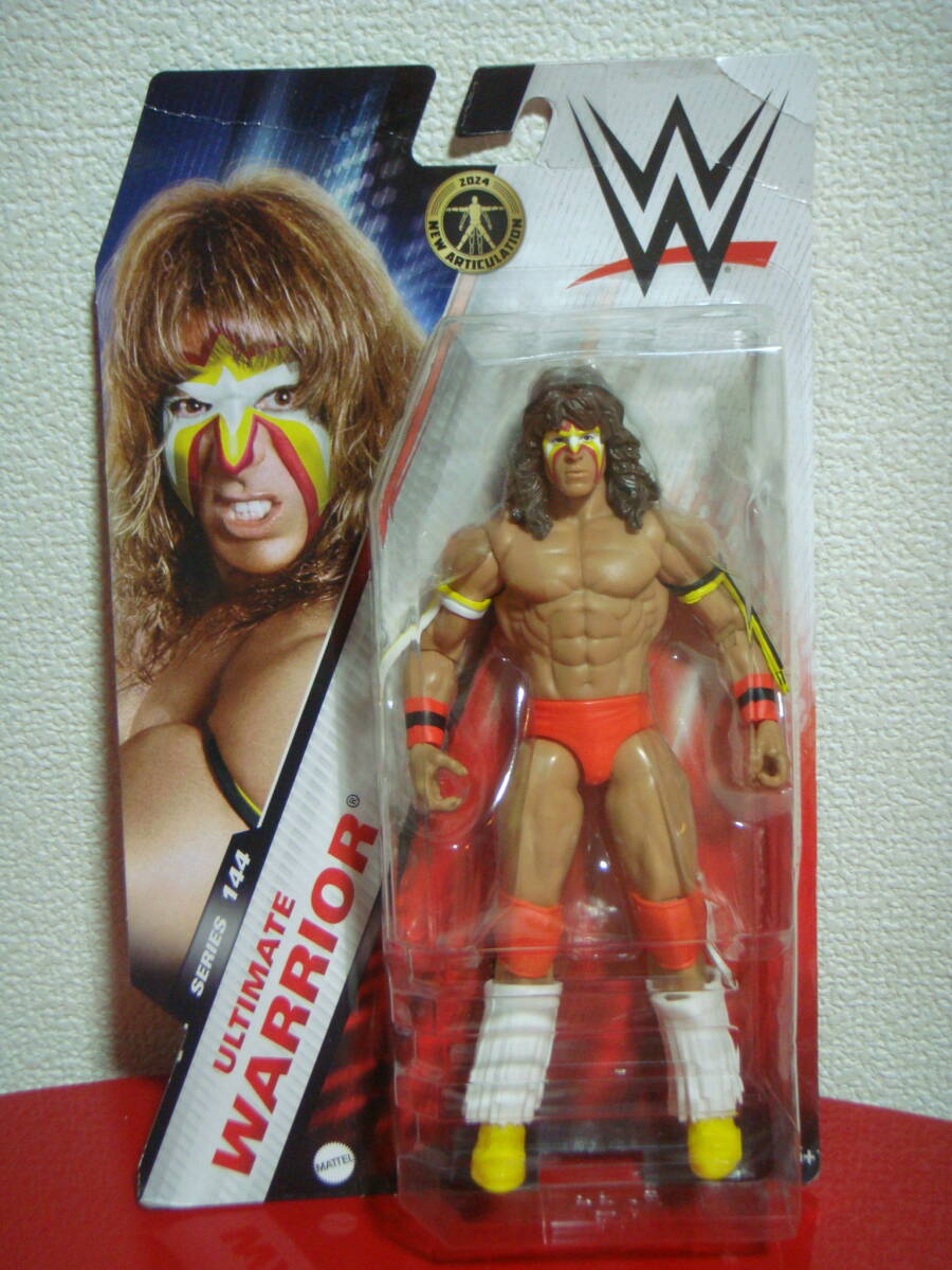 WWE Ultimate * Warrior orange [ rare Professional Wrestling figure ]