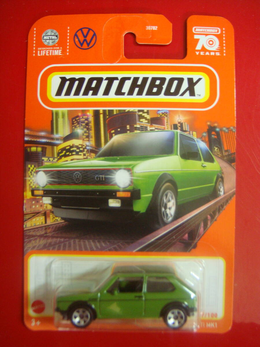 MATCHBOX 1979 フォルクスワーゲン ゴルフ GTI MK1 緑【レアミニカー】の画像1