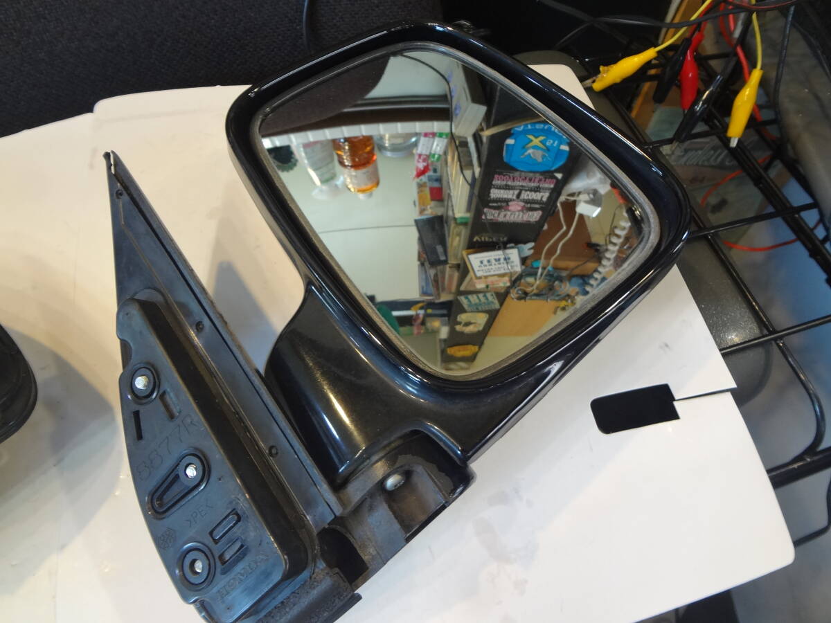  superior article * Honda Vamos original HM1 HM2 latter term door mirror under mirror attaching left right set black B92P