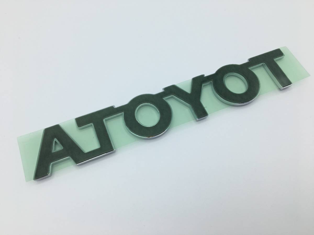 送料無料 TOYOTA トヨタ純正 エンブレム 2.6cm x 16cm トヨタ GENUINE 海外 オーナメント 75469-0K011の画像6