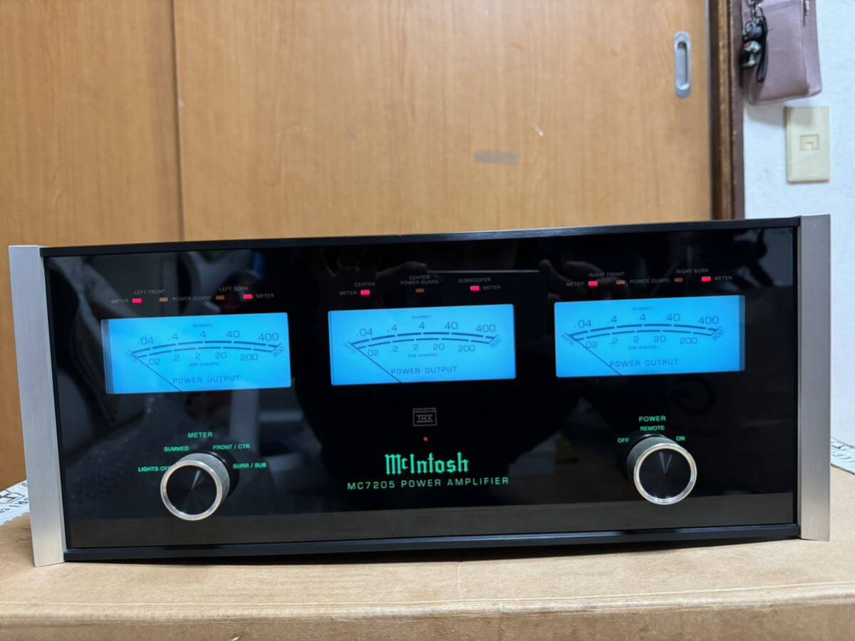 美品 McIntosh マッキントッシュ MC 7205 パワーアンプ 元箱付き 動作品の画像2