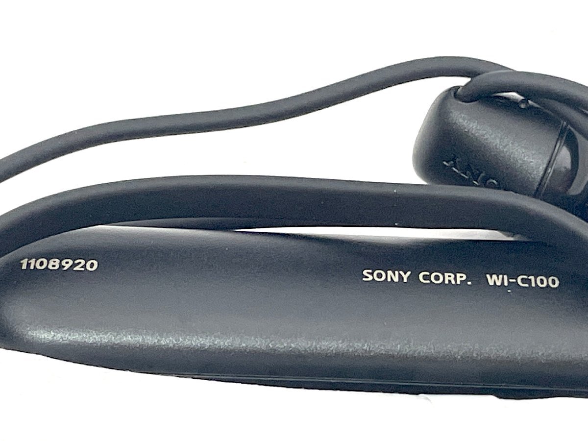 【未使用品】SONY ソニー イヤホン ワイヤレス ステレオヘッドセット WI-C100/BZの画像4