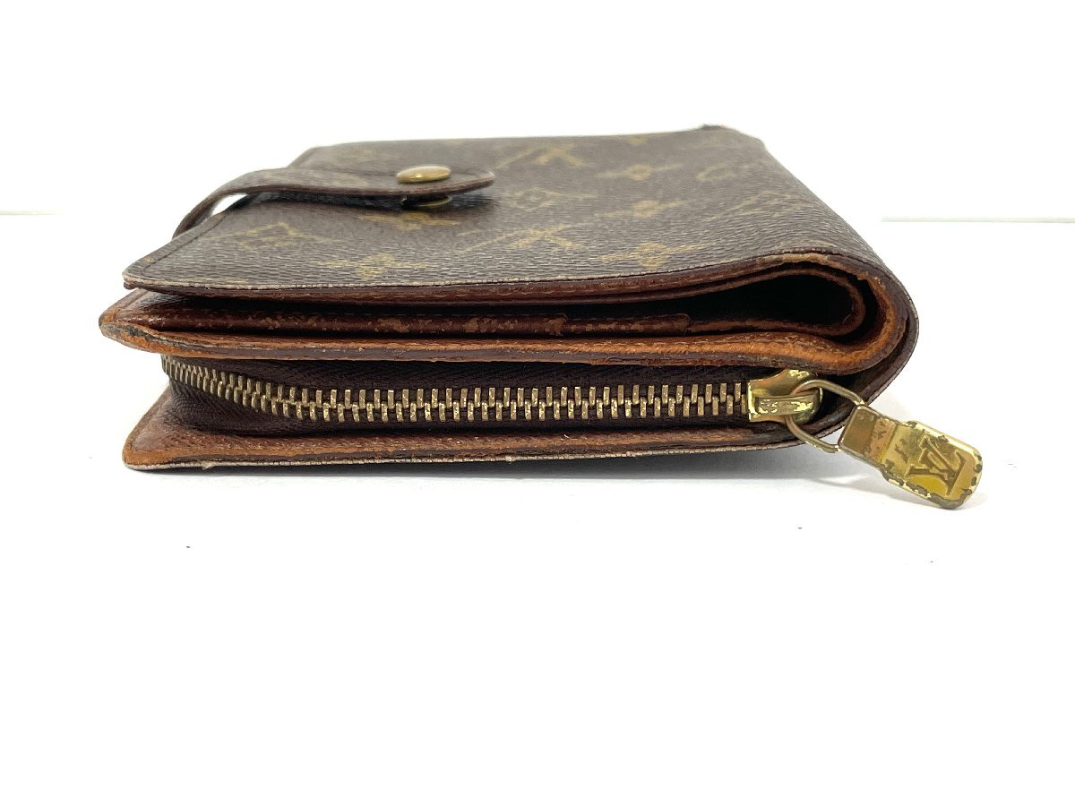 【中古】LOUIS VUITTON LV ルイヴィトン モノグラム 財布 ウォレット ポルトビエジップ N61207の画像5