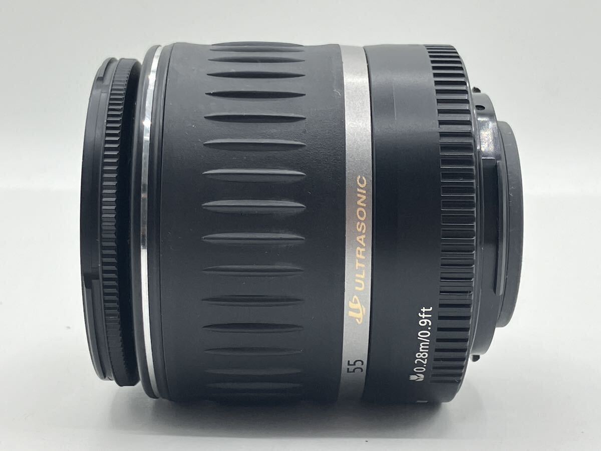 240412326004 Canon キャノン ZOOM LENS EF-S 18-55mm 1:3.5-5.6 0.28m/0.9ft レンズ マクロレンズ 一眼レフカメラ 中古の画像3