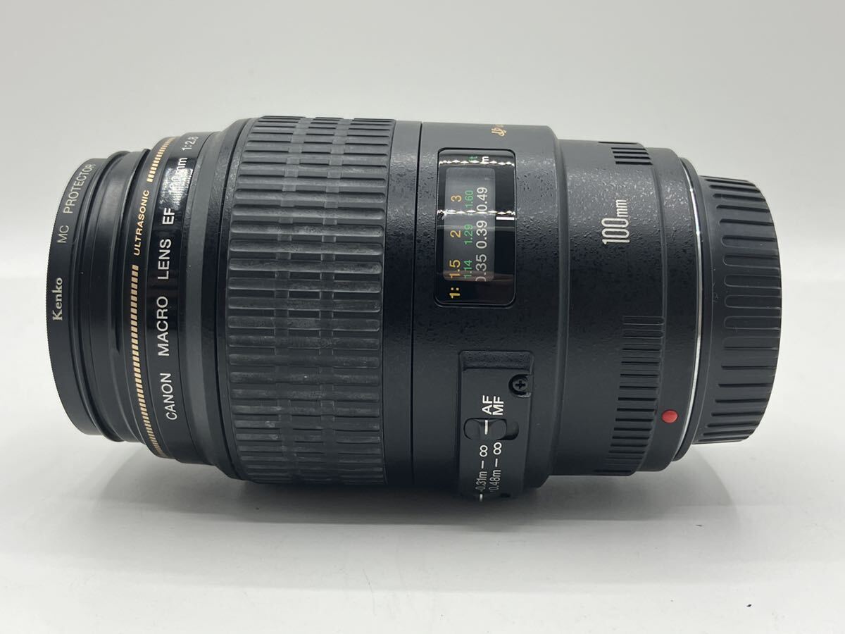 240412329004 Canon キャノン MACRO LENS EF 100mm 1:2.8 マクロレンズ オートフォーカス 一眼レフカメラ レンズ 中古の画像3