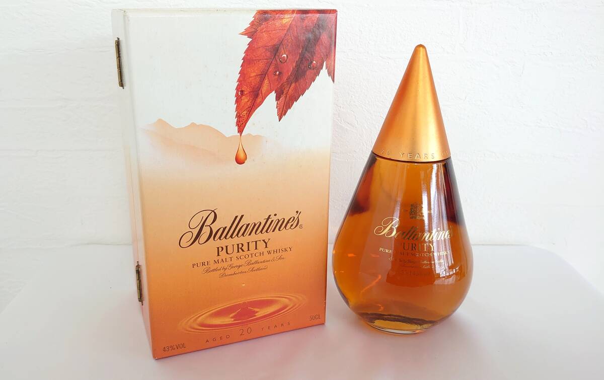 17122【未開栓 キングラム】ウイスキー Ballantine′s バランタイン PURITY ピュリティ 20YEARS OLD 500ml 43% 古酒 箱 ピュアモルト 20年の画像1