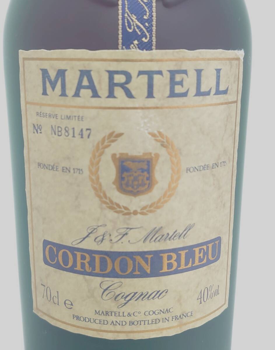 17271【未開栓 キングラム】ブランデー MARTELL マーテル CORDON BLEU コルドン ブルー グリーンボトル 700ml 40% 旧ボトル 古酒の画像3