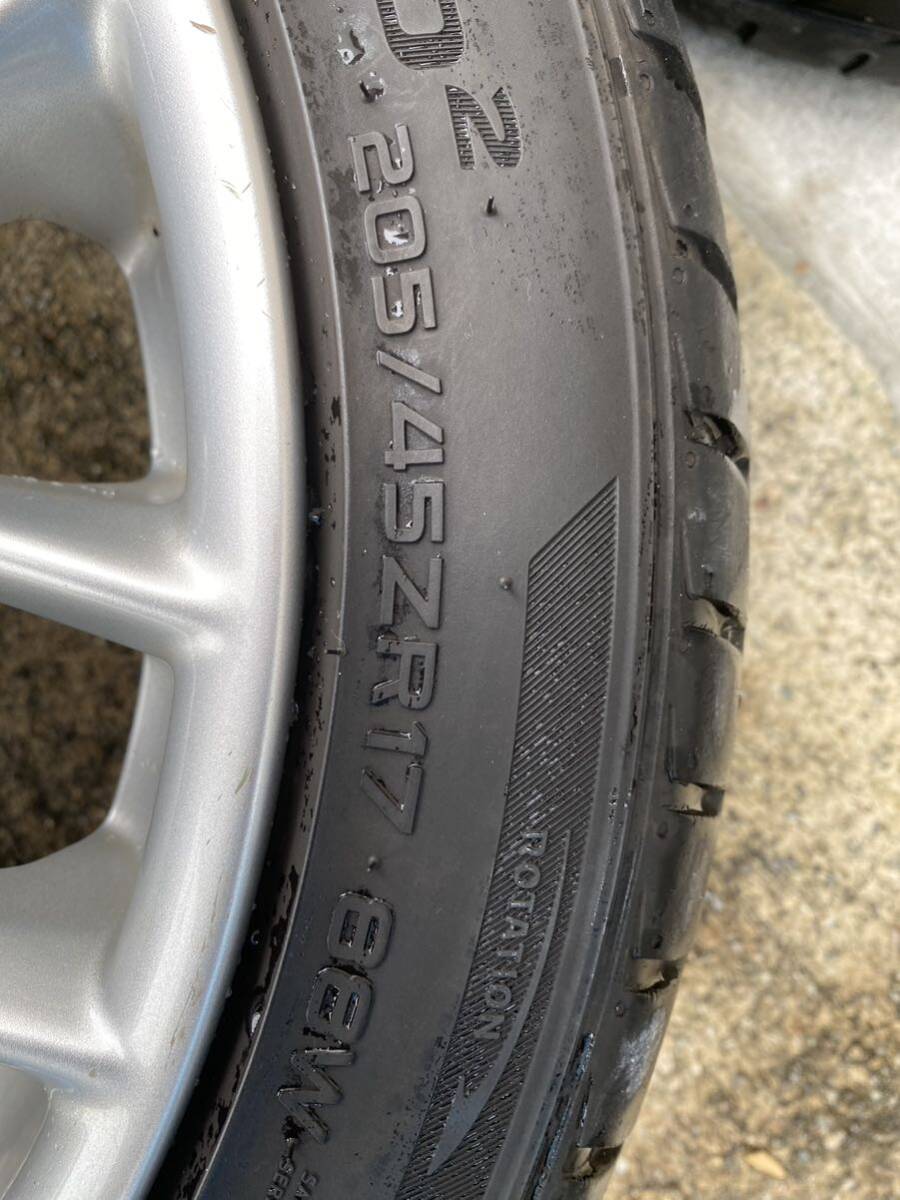 ミニクーパーS ジョンクーパーワークス スポーツパッケージ タイヤ付き純正ホイール 205/45R17 7J×17 の画像5