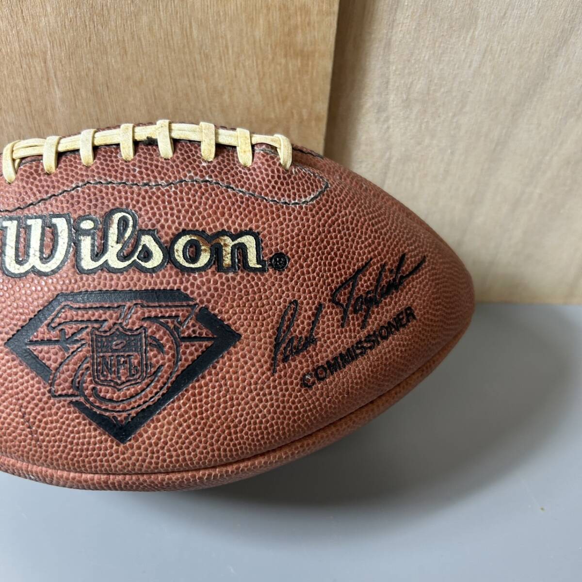 ☆Wilson ウィルソン THE DUKE デューク NFL公式球 アメリカンフットボール アメフト スポーツ タグ付 ②(中古品/現状品/保管品)☆_画像3