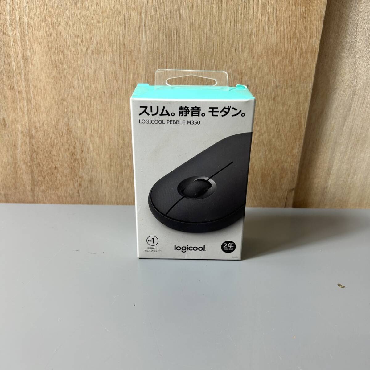 ☆未開封 Logicool ロジクール PEBBLE M350 Wireless Mouse ワイヤレスマウス Bluetooth ブラック マウス(中古品/現状品/保管品)☆_画像1