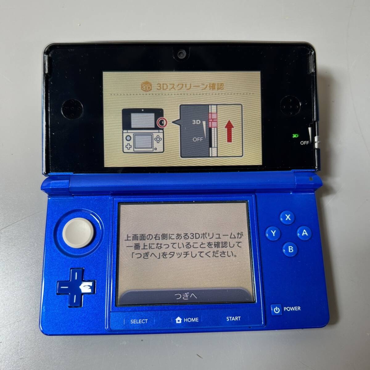 ☆動作品 Nintendo 任天堂 ニンテンドー 3DS CTR-001(JPN) アクアブルー ゲーム テレビゲーム 本体 タッチペン付(中古品/現状品/保管品)☆の画像10