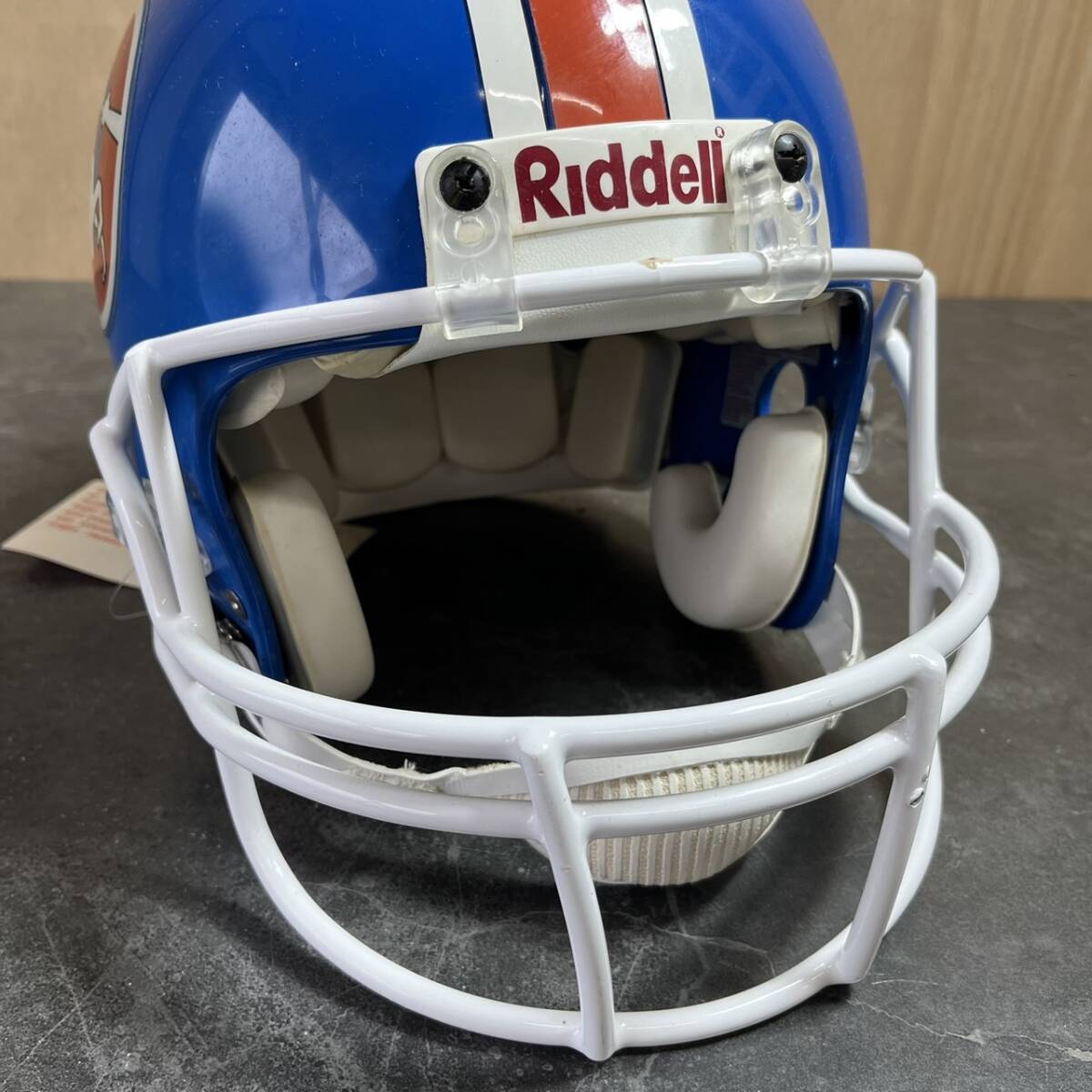 ☆未使用 Riddell リデル NFL Denver Broncos デンバー ブロンコス ヘルメット アメリカンフットボール アメフト(中古品/現状品/保管品)☆の画像3