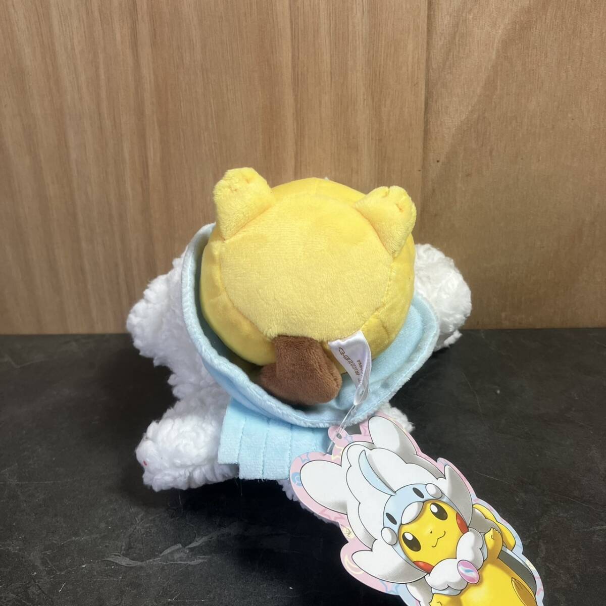 ☆ポケモン ピカチュウ メガチルタリスのポンチョを着たピカチュウ ぬいぐるみ タグ付(中古品/現状品/保管品)☆の画像7