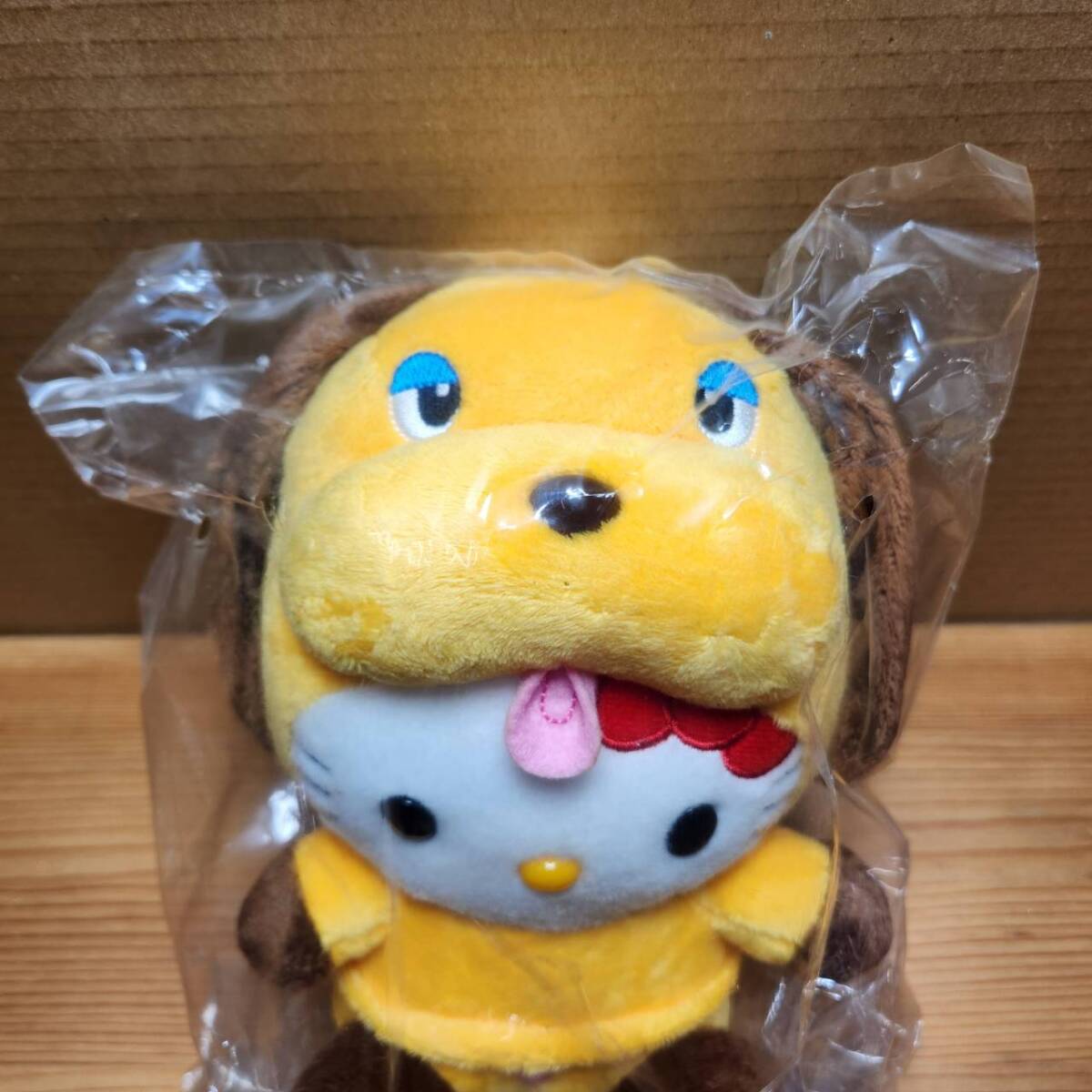 ☆Samrio サンリオ Hello Kitty ハローキティ × まんまのまんま ぬいぐるみ (M) マスコット フィギュア タグ付(中古品/現状品/保管品)☆の画像3