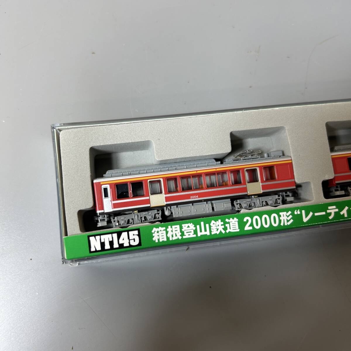 ☆MODEMO モデモ NTI45 箱根登山鉄道2000形 レーティッシュ塗装 2両セット Nゲージ 鉄道模型 鉄道 グッズ 箱付(中古品/現状品/保管品)☆_画像2