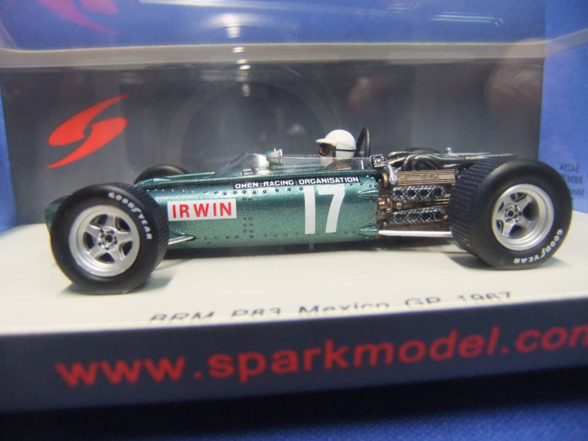 BRM P83 #17■F1メキシコGP 1967 C.アーウィン■1/43■S4254■ケース未開封■sparkの画像2