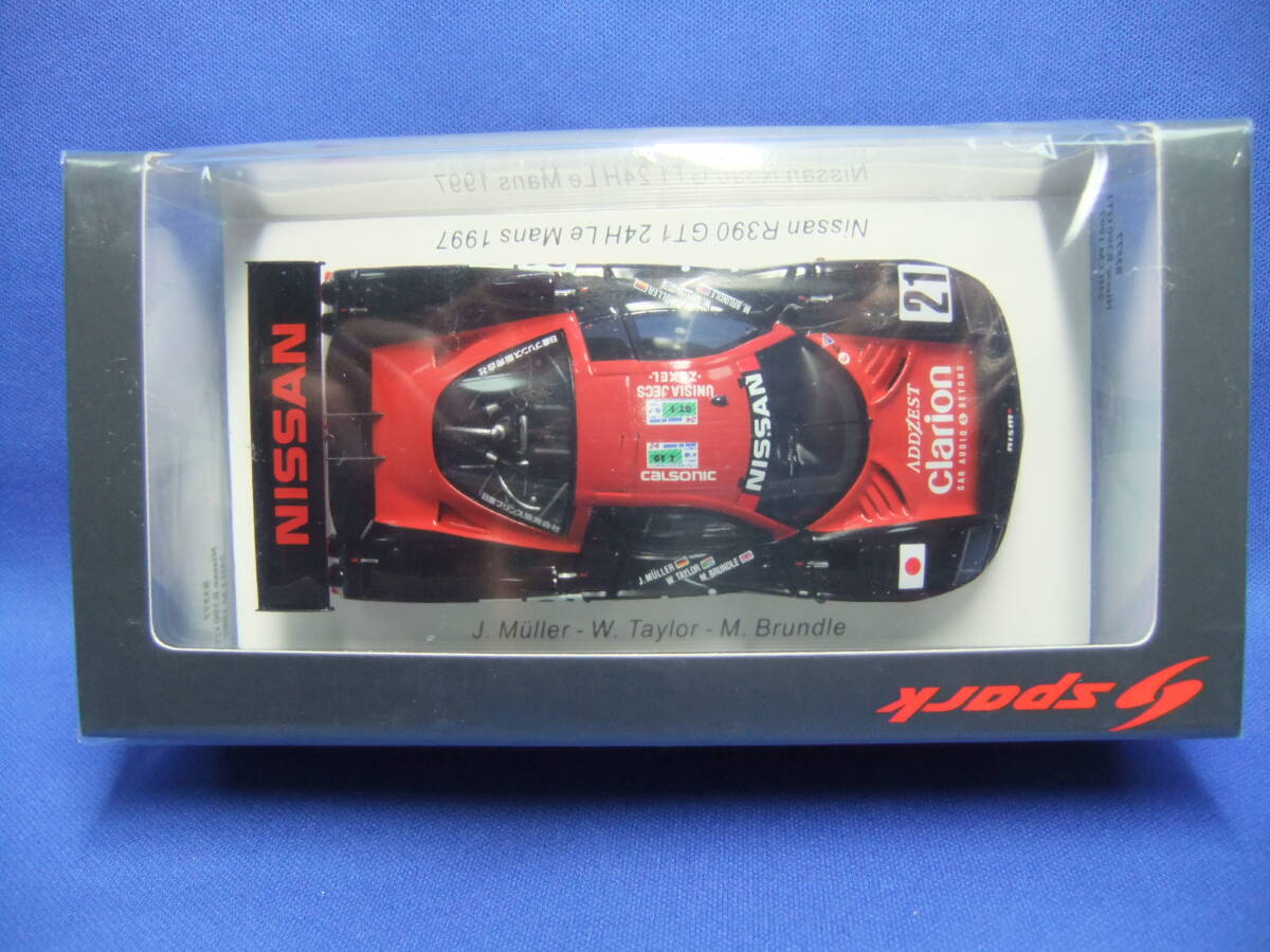 日産 R390 GT1 #21■ルマン24時間レース 1997■1/43■S3577■未開封■spark■M.ブランドル/J.ミューラー/W.テイラーの画像3