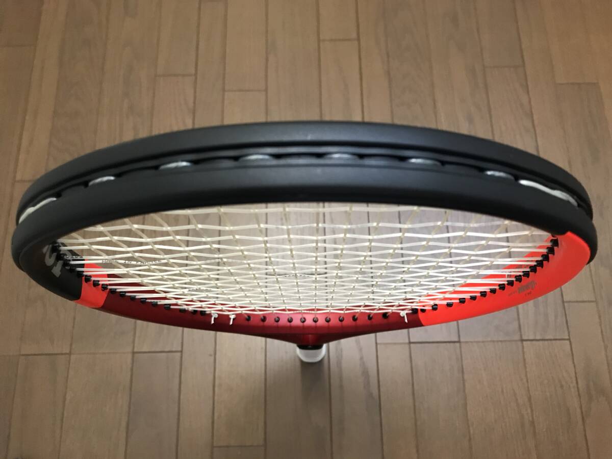 ★美品 国内正規品 DUNLOP CX400 2024 G2 最新モデル 実スペック計測済 ナチュラルガット 保証書 純正布ケース 付き シンボックスラケット_画像3