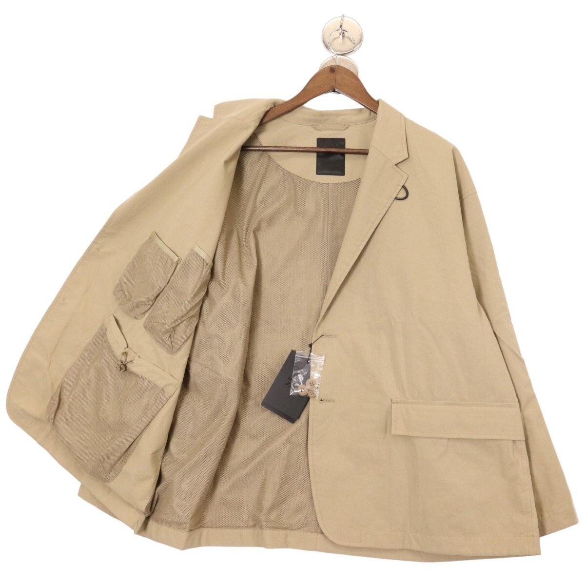 未使用品 DAIWA PIER39 / TECH BUSH 2B JACKET ダイワピア39 テック ブッシュ ２B ジャケット BJ-54023 表記サイズM_画像3